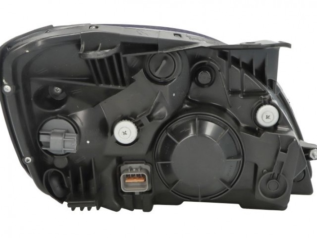 Kia Rio 2005-2011utángyártott új bal első fényszóró H4 sötét házas SPORT (motorral) DEPO