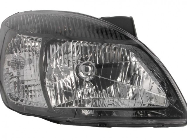 Kia Rio 2005-2011utángyártott új jobb első fényszóró H4 sötét házas SPORT (motorral) DEPO