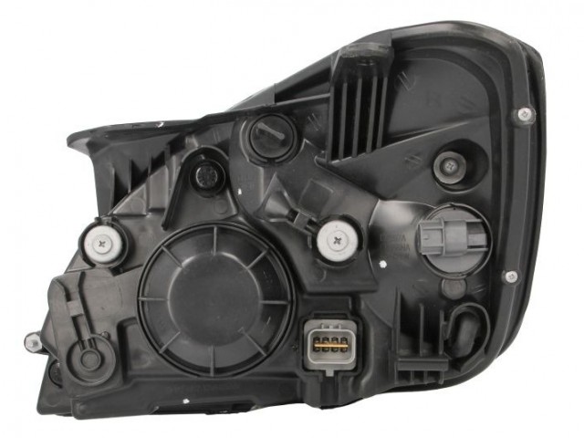 Kia Rio 2005-2011utángyártott új jobb első fényszóró H4 sötét házas SPORT (motorral) DEPO