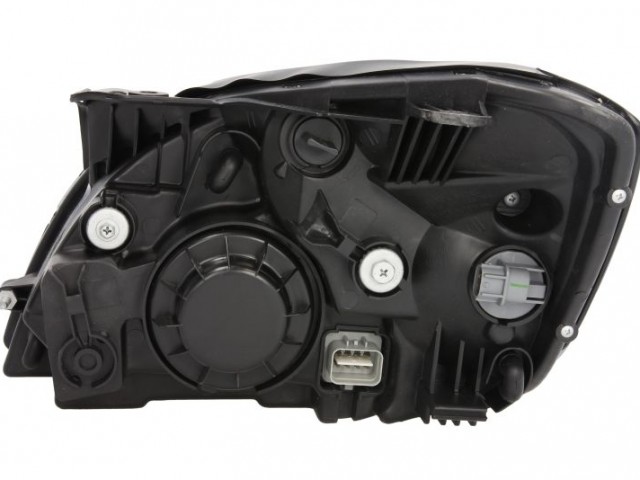 Kia Rio 2005-2011 utángyártott új jobb első fényszóró H4  (motorral) TYC