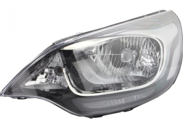 Kia Rio 2011-2017 utángyártott új bal első fényszóró H4 (motoros) 4 ajtós DEPO