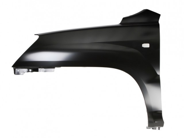 Kia Sportage 2004-2010 utángyártott új bal első sárvédő, oldalindexes, díszléc nélküli kivitel (LX)