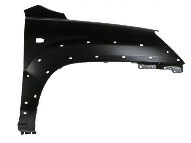 Kia Sportage 2004-2010 utángyártott új jobb első sárvédő, oldalindexes, díszléces (EX)