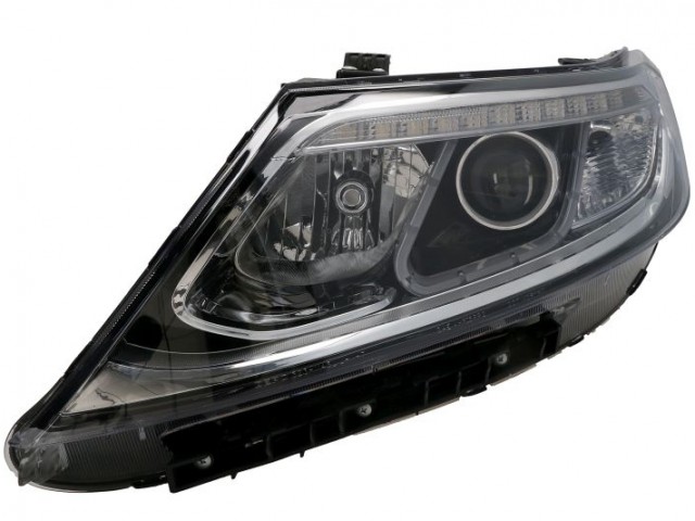 Kia Sorento 2013-2014 utángyártott új bal első fényszóró XENON D3S/H7+LED (motoros) DEPO