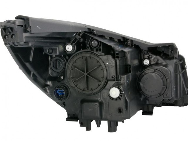 Kia Sorento 2014-2020 utángyártott új bal első fényszóró H7/H9+LED fekete házas (motorral) DEPO