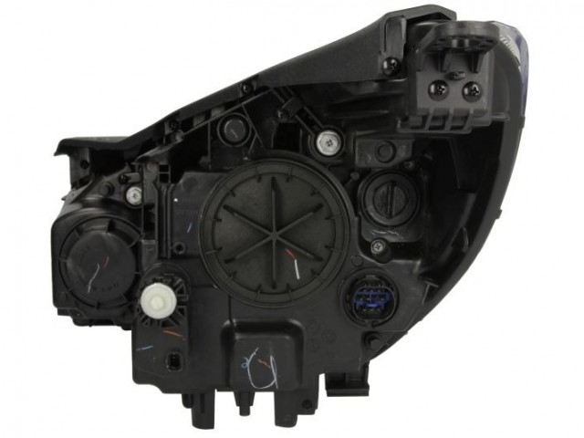 Kia Sorento 2014-2020 utángyártott új jobb első fényszóró H7/H9+LED fekete házas (motorral) DEPO