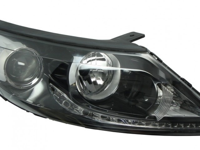 Kia Sportage 2010-2015 utángyártott új jobb első fényszóró 2H7/LED nap.fény (motorral) TYC
