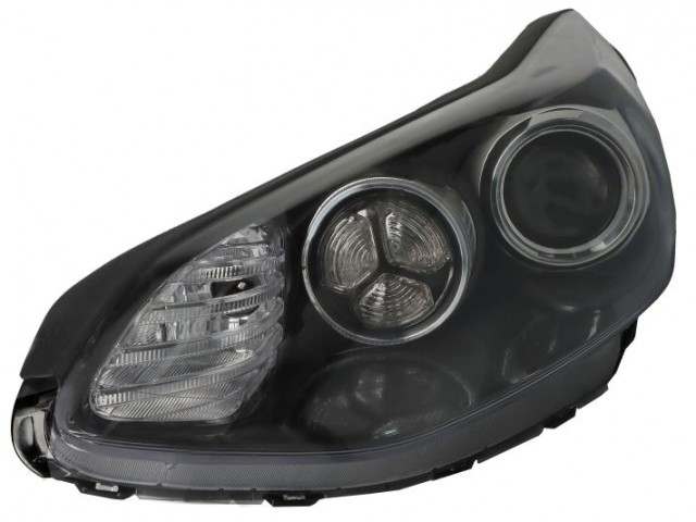 Kia Sportage 4 2015-2018 utángyártott új bal első fényszóró HB3/LED+napp.f. (motoros) DEPO