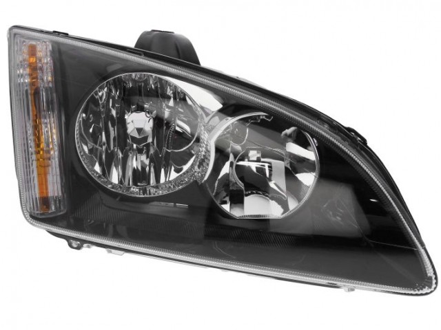 Ford Focus II. 2005-2007 utángyártott új jobb első fényszóró H7/H1 (fekete házas) DEPO