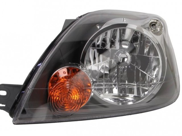 Ford Fiesta 2005.10.01-2007.11.30 utángyártott új bal első fényszóró H4  (motorral) TYC