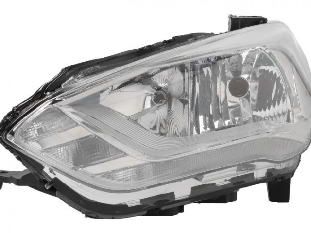 Ford C-Max 2015.04.01-2019.06.30 utángyártott új bal első fényszóró H7/H1+LED nappali f.  (motorral) TYC