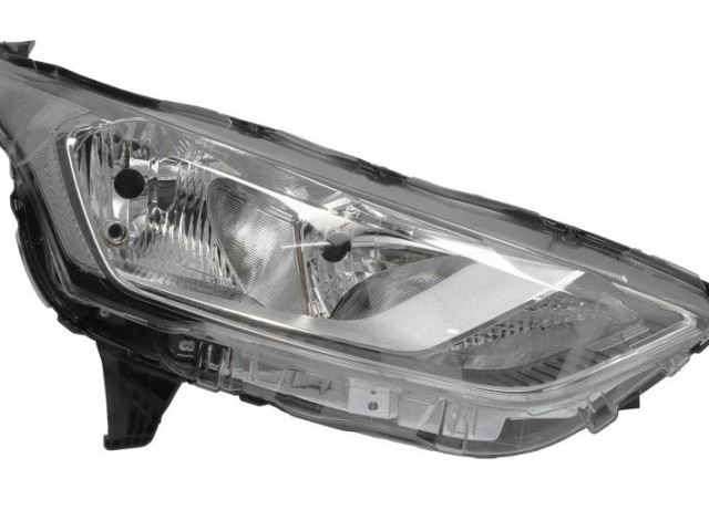 Ford Transit Conect 2017-2023 utángyártott új jobb első fényszóró H7/H15 króm h. (motorral) TYC