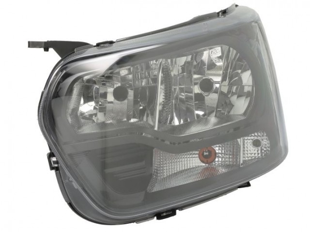 Ford Transit 2014.05.01-2019.05.19 utángyártott új bal első fényszóró H7/H15 napp.f. fekete h. (motorral) DEPO