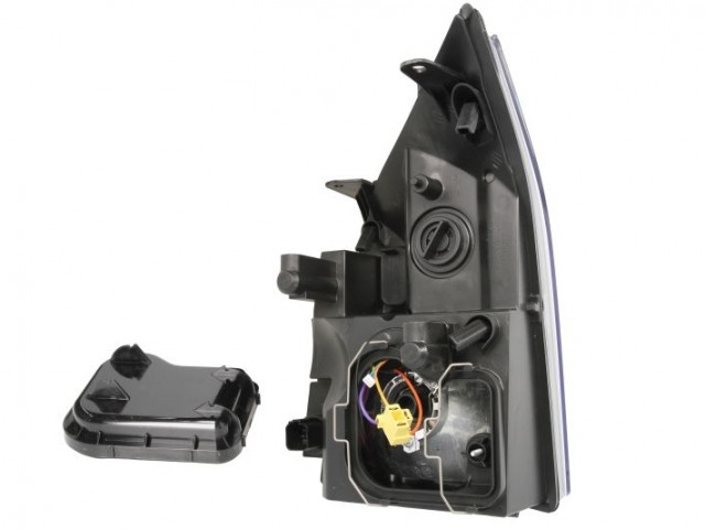 Ford Transit 2006.04.01-2014.04.30 utángyártott új jobb első fényszóró H4  (motorral) DEPO