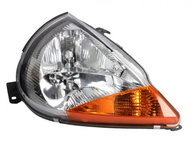 Ford Ka 1996-2008 utángyártott új jobb első fényszóró H7/H1 (motoros) DEPO
