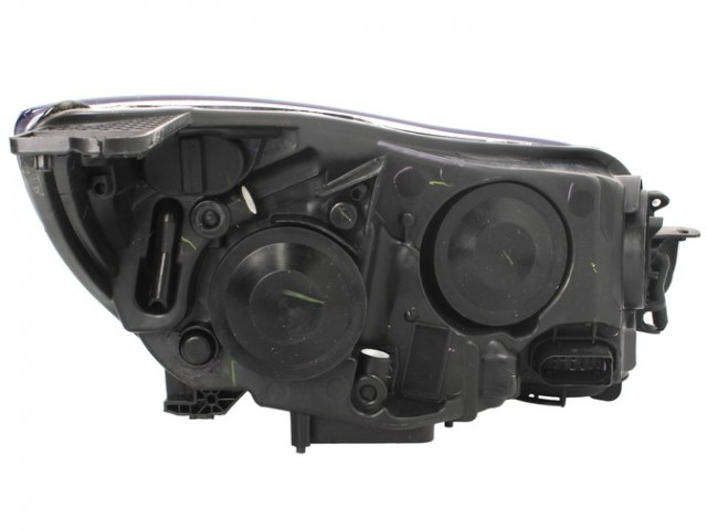 Ford Focus III. 2011.03.01-2014.09.31 utángyártott új bal első fényszóró H1/H7 fek. h. (motorral) DEPO