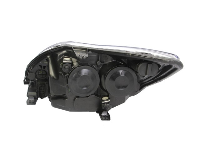 Ford Focus II. 2007.09.01-2011.02.28 utángyártott új jobb első fényszóró H1/H7 króm házas (motorral) DEPO