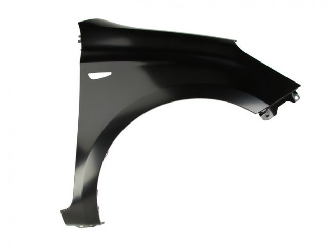 Hyundai I20 2008.05-2012.03.31 utángyártott új jobb első sárvédő, oldalindexes kivitel