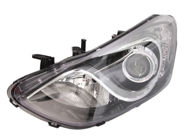 Hyundai I30 GD 2012.03.01-2015.02.01 utángyártott új bal első fényszóró 2H7 króm házas (motorral) TYC