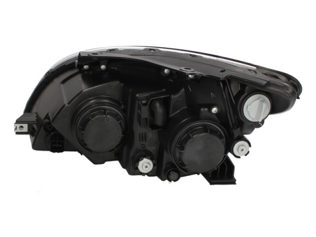 Hyundai I 30 2007.03-2009.04.28 utángyártott új jobb első fényszóró H1/H7 fekete házas (motoros) DEPO