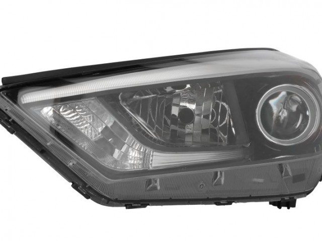 Hyundai Tucson 2015.01.01-2018.06.30 utángyártott új bal első fényszóró 2H7+LED (motorral) DEPO