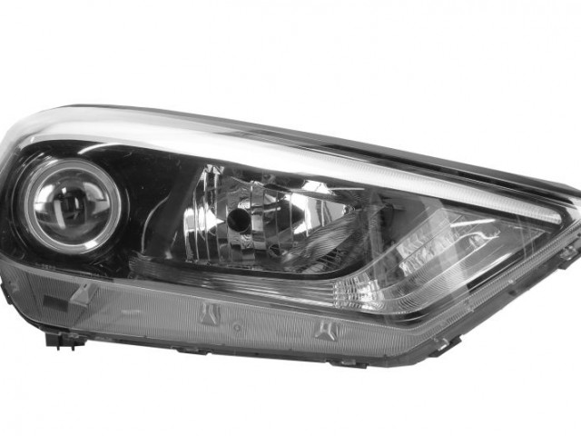 Hyundai Tucson 2015.01.01-2018.06.30 utángyártott új jobb első fényszóró 2H7+LED (motorral) DEPO