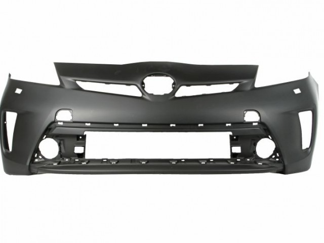 Toyota Prius 2012.05.01-2015.12.30 utángyártott új első lökhárító alapozott, fényszóró mosó helyes