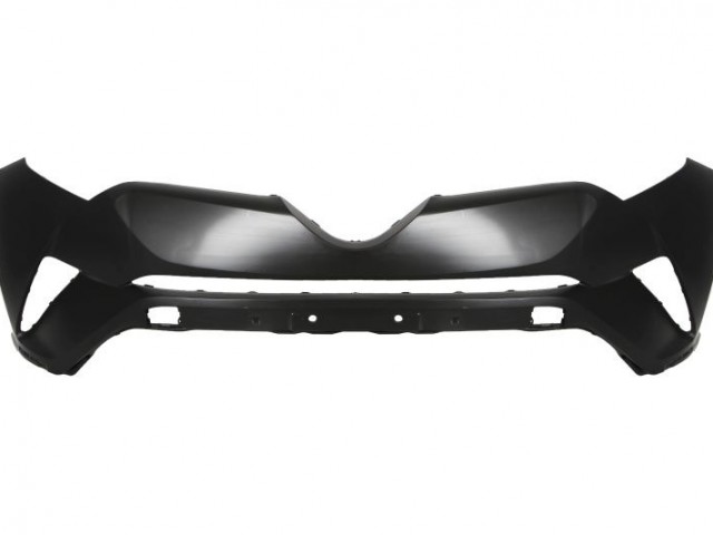 Toyota C-HR 2016.09.01-2019.09.30 utángyártott új első lökhárító  felső rész alapozott, fényszóró mosó, szenzor hely jelöléssel