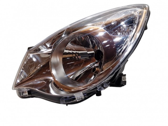 Opel Agila B 2008-2014 utángyártott új bal első fényszóró H4 (motorral) DEPO