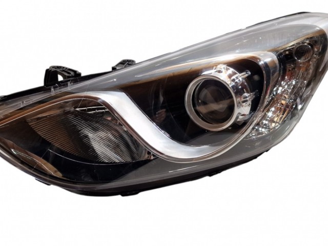 Hyundai I30 GD 2012-1015 utángyártott új bal első fényszóró 2H7 króm házas (motorral) DEPO