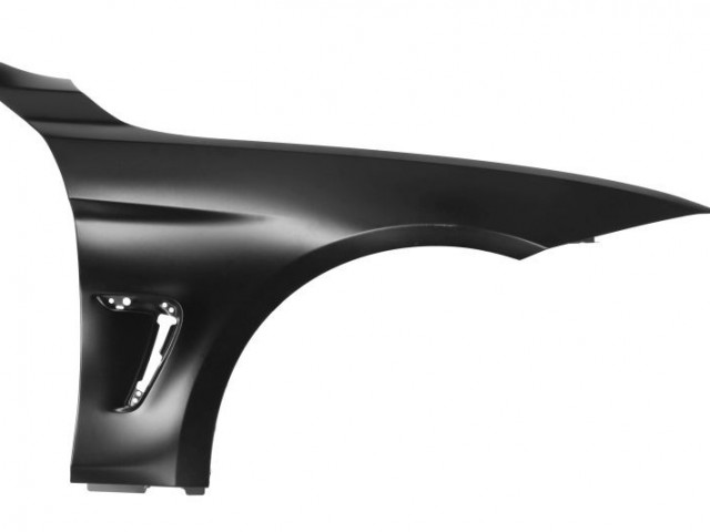 BMW 4 (F32) 2013-2020 utángyártott új jobb első sárvédő, légbevezető nyílással (acél)