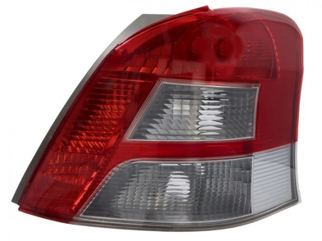 Toyota Yaris II. 2009.01.01-2011.10.15 utángyártott új jobb hátsó lámpa, fehér vill. (LED-es)