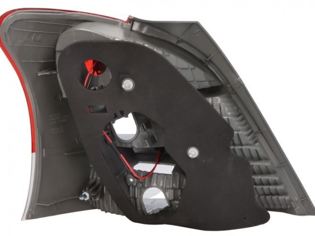 Toyota Yaris II. 2009.01.01-2011.10.15 utángyártott új jobb hátsó lámpa, fehér vill. (LED-es)