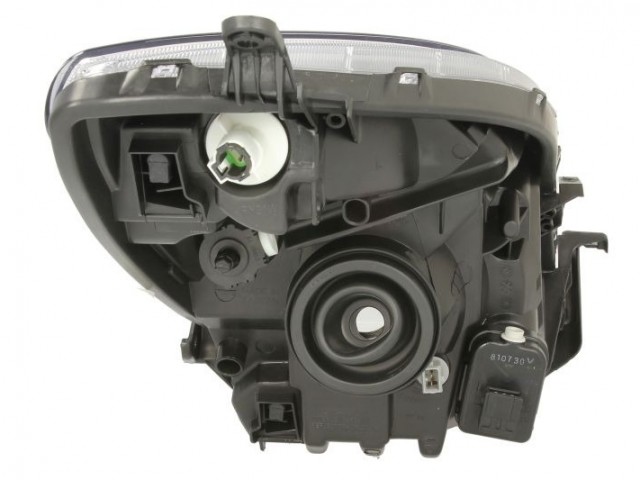 Toyota Yaris II. 2006.01.01-2008.12.31 utángyártott új bal első fényszóró H4 (motorral) (Valeo tip) TYC