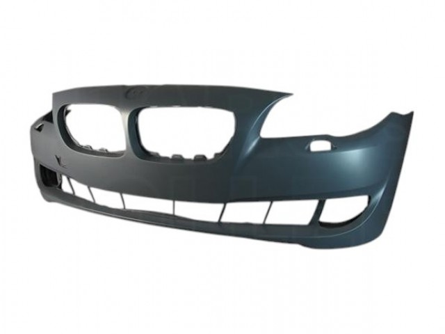 BMW 5 (F10) 2010.04.01-2013.07.19 utángyártott új első lökhárító, fényszóró mosós, szenzor jelöléssel, alapozott