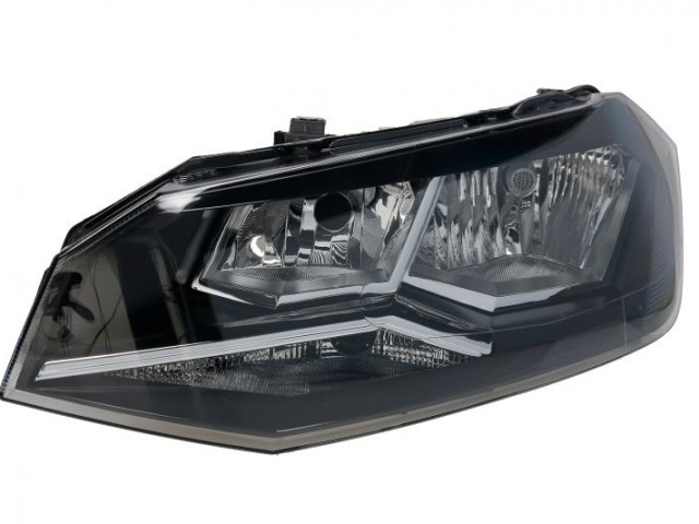 Volkswagen Polo Mk6 2017.06.01-2021.06.20 utángyártott új bal első fényszóró 2H7 (motorral) TYC
