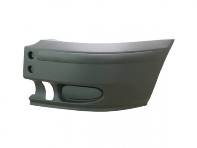 Ford Transit 2000-2006 utángyártott új első lökhárító bal sarok, sötétszürke