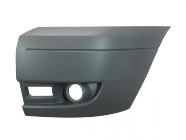 Ford Transit 2006-2014 utángyártott új első lökhárító bal sarok, ködlámpás (v.szürke)