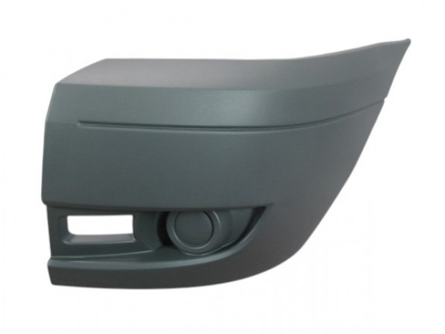 Ford Transit 2006-2014 utángyártott új első lökhárító bal sarok, nem ködlámpás (v.szürke)