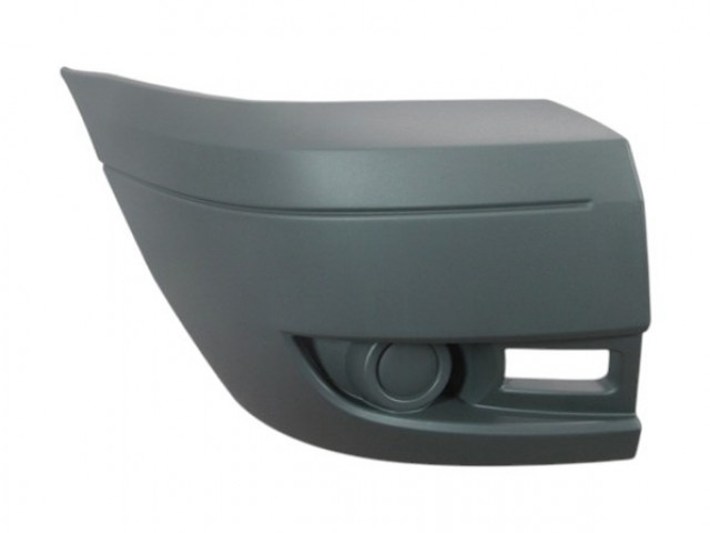 Ford Transit 2006-2014 utángyártott új első lökhárító jobb sarok, nem ködlámpás (v.szürke)