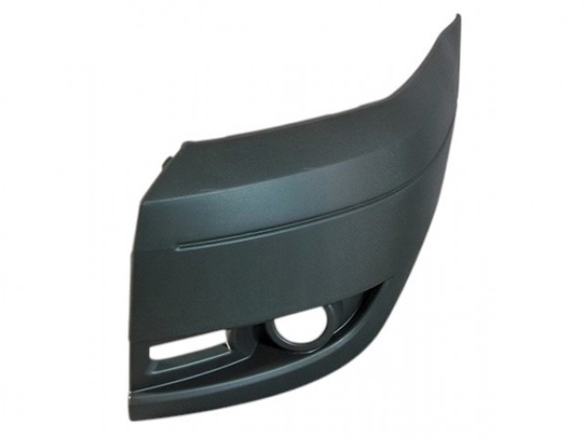 Ford Transit 2006-2014 utángyártott új első lökhárító bal sarok, ködlámpás (s.szürke)