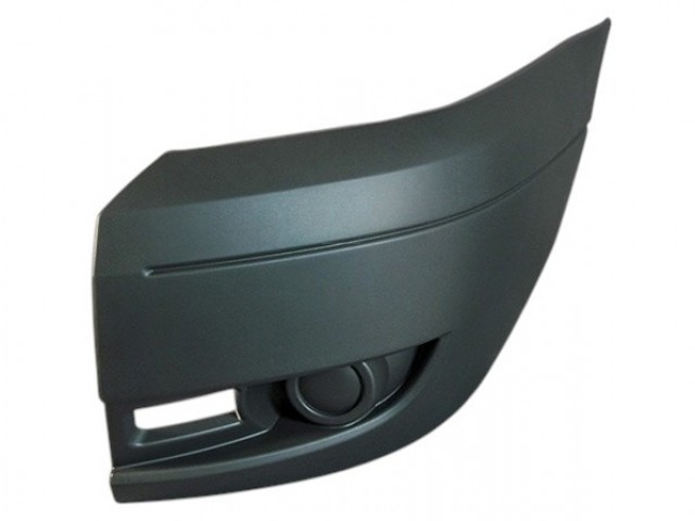 Ford Transit 2006-2014 utángyártott új első lökhárító bal sarok, nem ködlámpás (s.szürke)