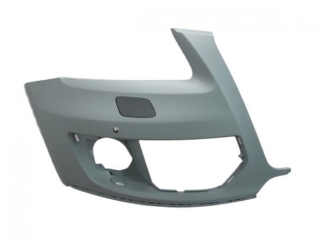 Audi Q5 8RB 2008-2012 utángyártott új jobb első lökhárító sarok, alapozott fényszóró mosó, parkszenzor helyes