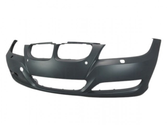 BMW 3 E90, E91 2008.09.01-2011.10.31 utángyártott új első lökhárító alapozott parkszemzor és fényszóró mosó helyes