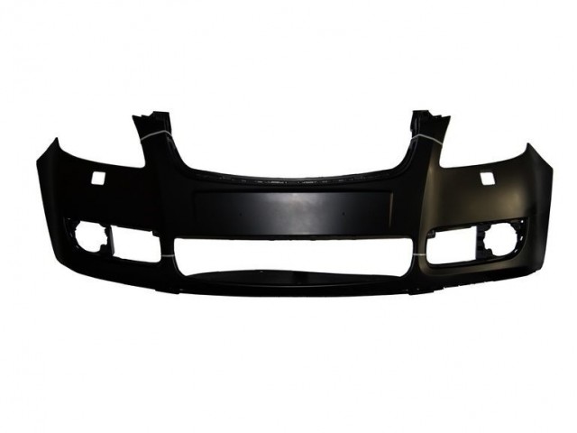 Skoda Fabia II.  2007-2010, Roomster2006-2010 utángyártott új első lökhárító alapozott fényszóró mosó helyes, kerek ködlámpa lyukkal