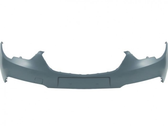 Opel Crossland 2017.03.13-2020.12.31 utángyártott új első lökhárító  felső rész alapozott, 4 szenzor hely jelöléssel