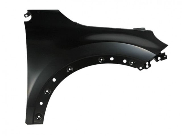 Fiat 500 X 2015-2025 utángyártott új jobb első sárvédő, díszléc patent helyes