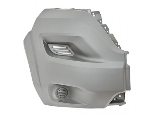 Citroen Jumper, Fiat Ducato , Peugeot Boxer 2014.01.01-2023.12.31 utángyártott új első lökhárító jobb sarok, nem ködlámpás, s. szürke