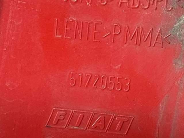 212654 Fiat Multipla 2003-2010 bal hátsó lámpa, izzófoglalat nélkül