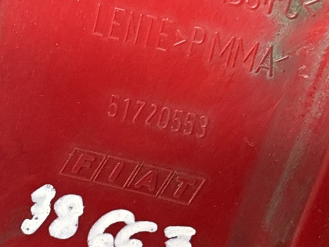 212653 Fiat Multipla 2003-2010 bal hátsó lámpa, izzófoglalat nélkül